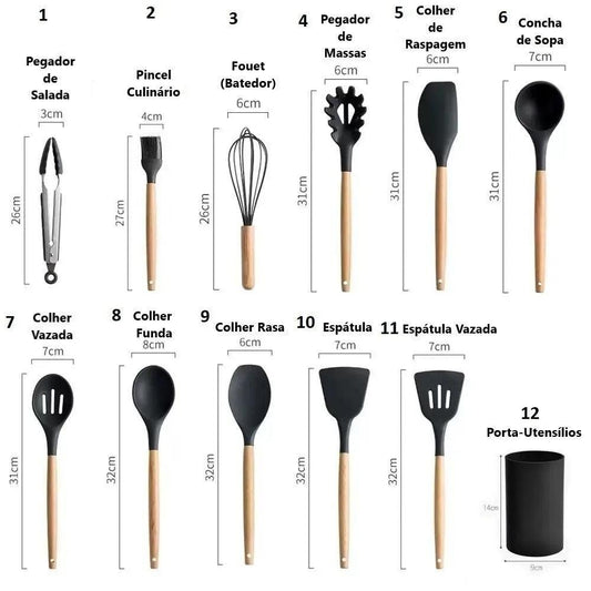 Kit Colher de Silicone